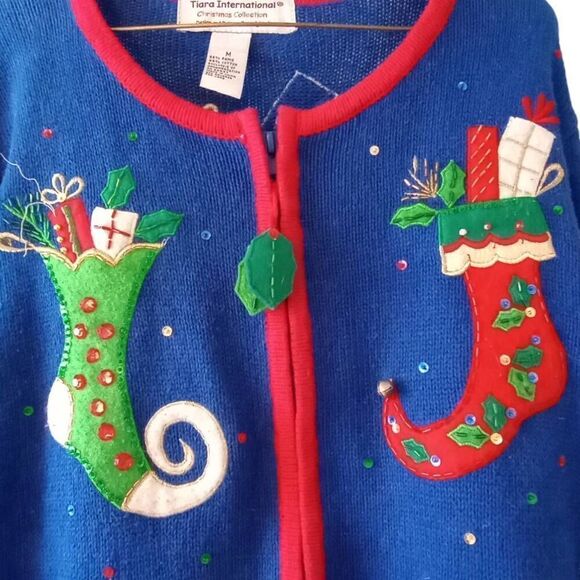 Tiara international Christmas collection sweater - Picture 4 of 6